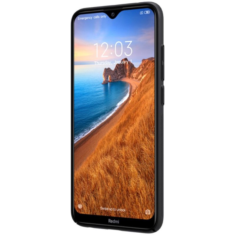 Hülle Für Xiaomi Redmi 8 Schwarz Starrer Gefrosteter Nillkin