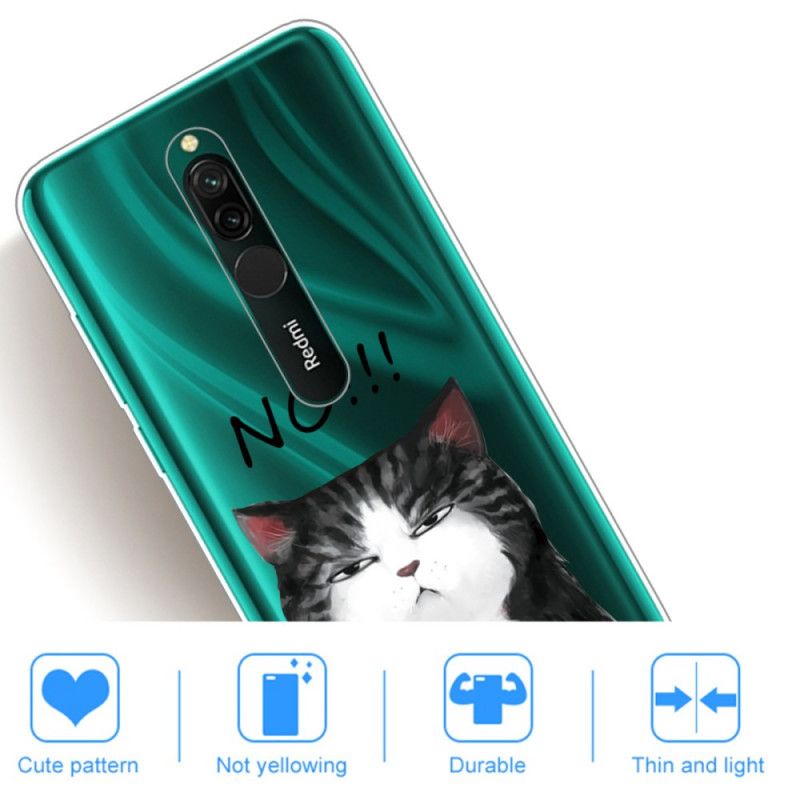 Hülle Xiaomi Redmi 8 Die Katze. Die Nein Sagt