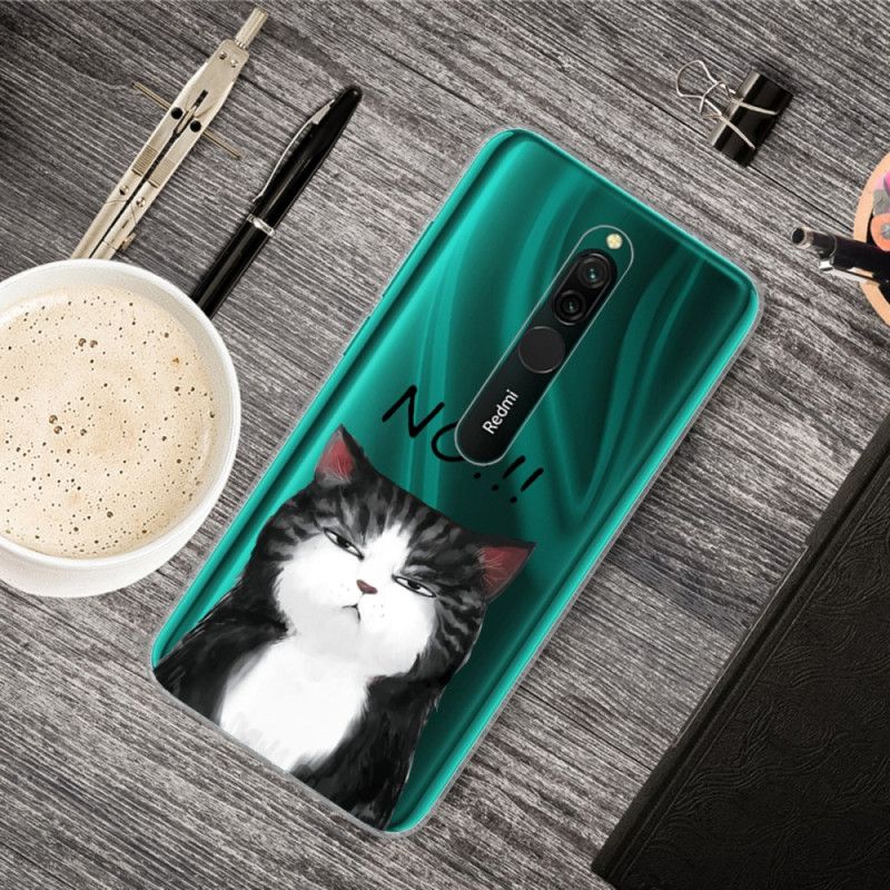 Hülle Xiaomi Redmi 8 Die Katze. Die Nein Sagt