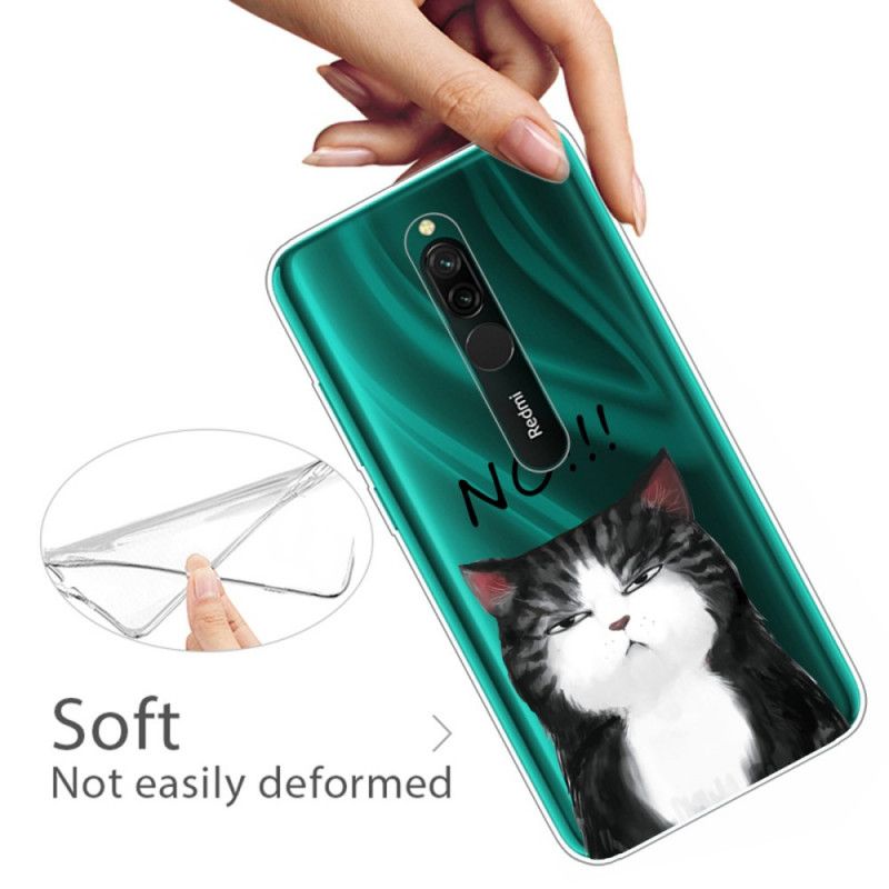 Hülle Xiaomi Redmi 8 Die Katze. Die Nein Sagt