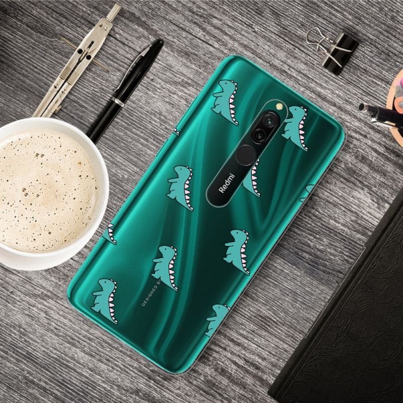 Hülle Xiaomi Redmi 8 Dinosaurier