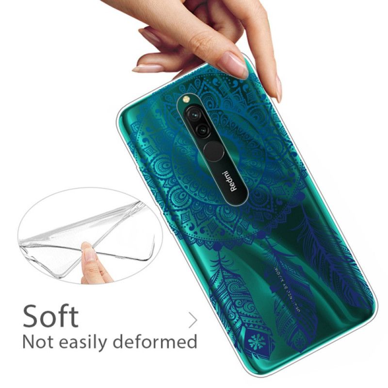 Hülle Xiaomi Redmi 8 Einzigartiges Blumenmandala