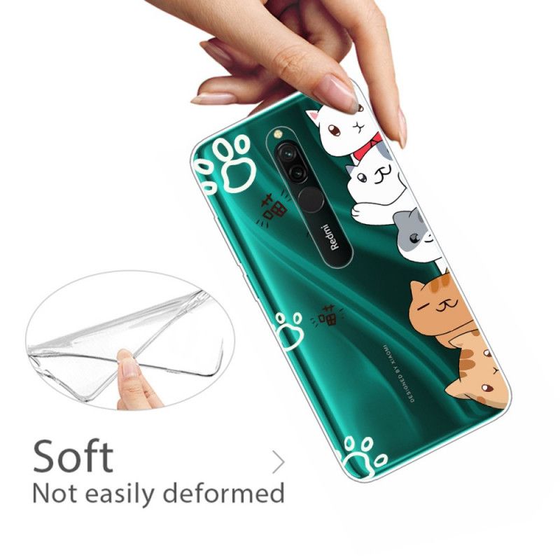 Hülle Xiaomi Redmi 8 Hallo Katzen