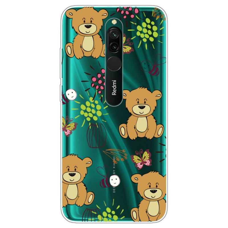 Hülle Xiaomi Redmi 8 Handyhülle Top Teddybären