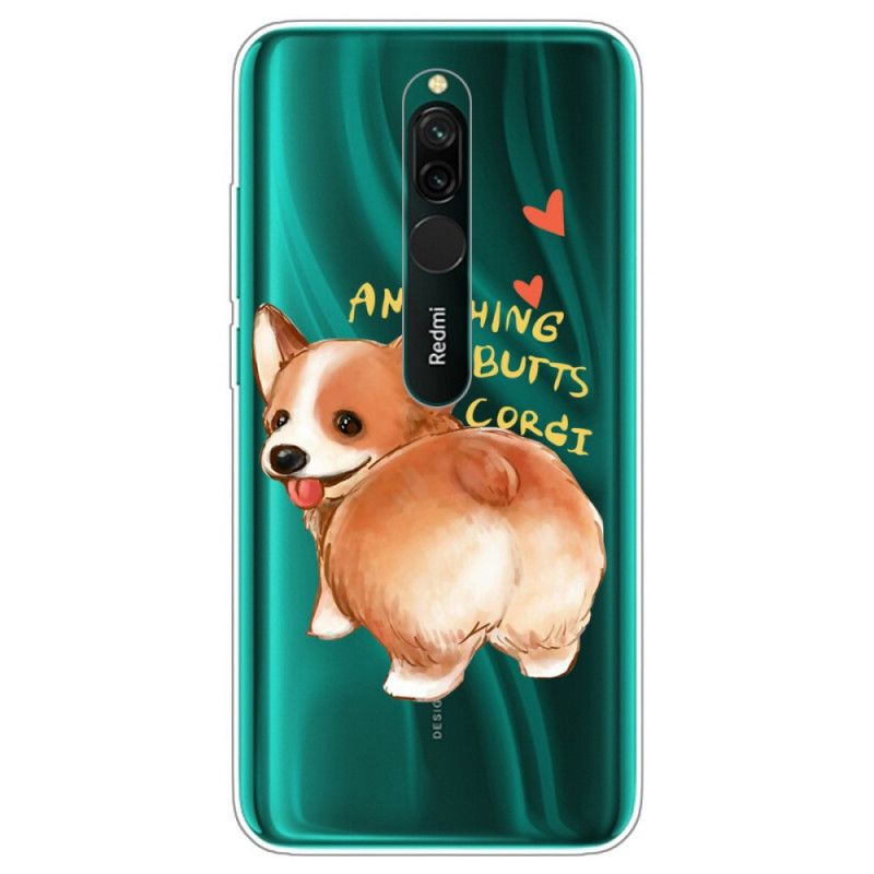 Hülle Xiaomi Redmi 8 Hund Küss Meinen Arsch