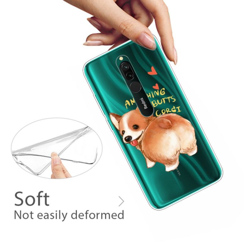 Hülle Xiaomi Redmi 8 Hund Küss Meinen Arsch