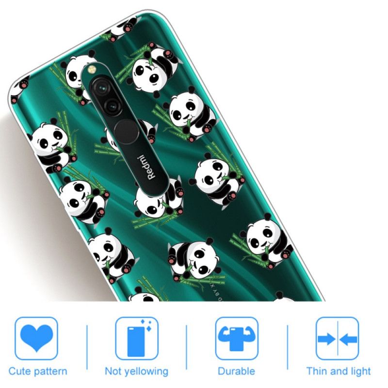 Hülle Xiaomi Redmi 8 Kleine Pandas