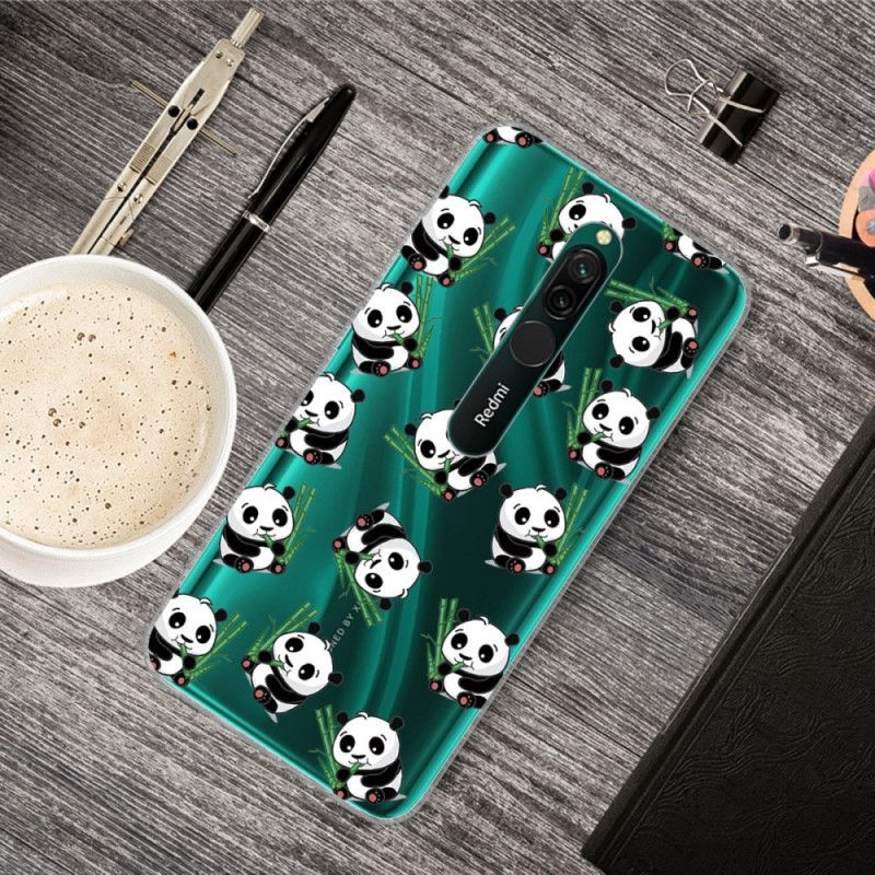 Hülle Xiaomi Redmi 8 Kleine Pandas