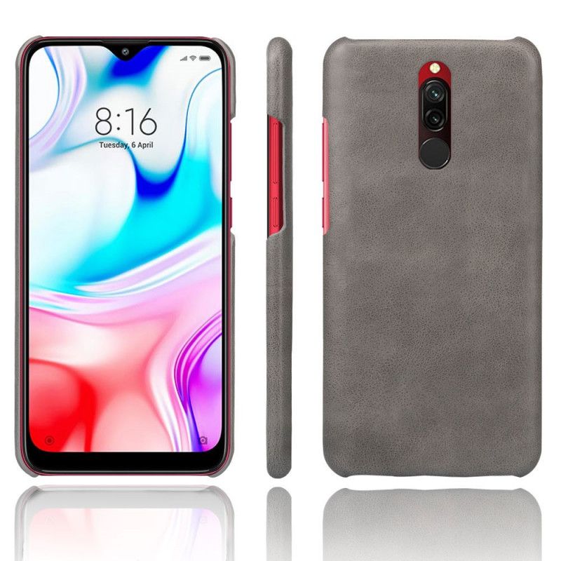 Hülle Xiaomi Redmi 8 Rot Ksq Ledereffekt