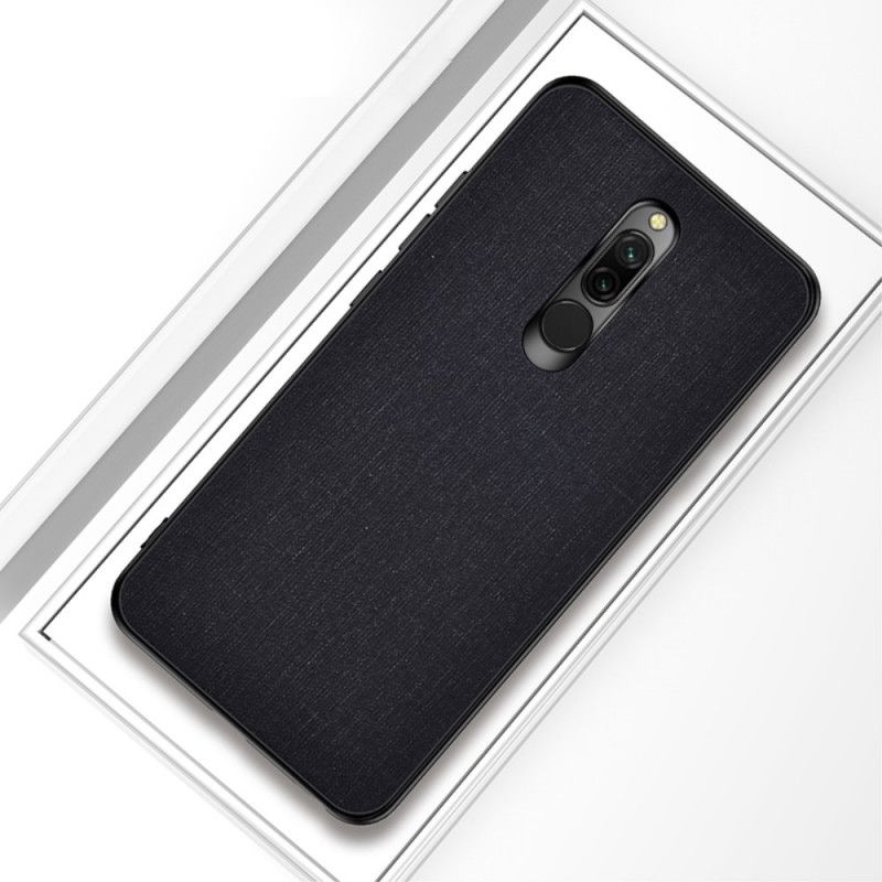 Hülle Xiaomi Redmi 8 Schwarz Hybridgewebedesign