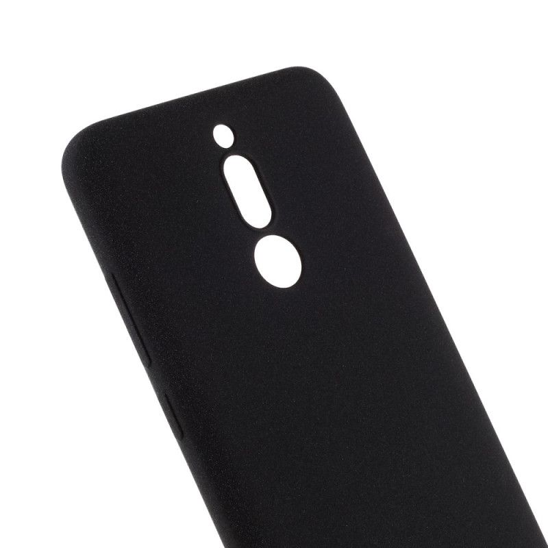 Hülle Xiaomi Redmi 8 Schwarz Mattes Silikon