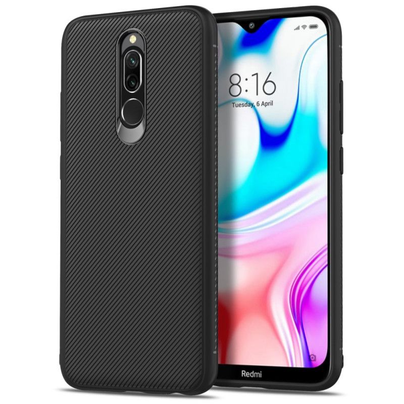 Hülle Xiaomi Redmi 8 Schwarz Twill Der Jazzserie