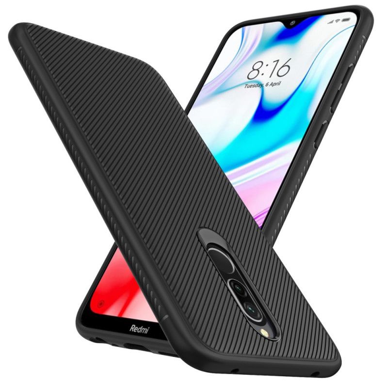 Hülle Xiaomi Redmi 8 Schwarz Twill Der Jazzserie