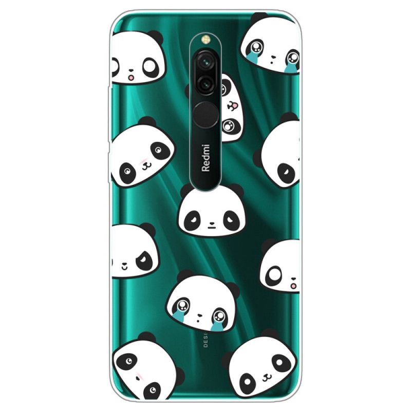 Hülle Xiaomi Redmi 8 Sentimentale Pandas