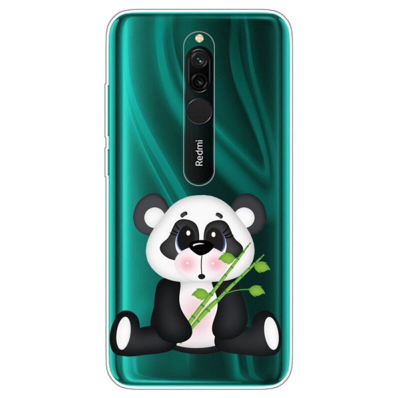 Hülle Xiaomi Redmi 8 Transparenter Trauriger Panda