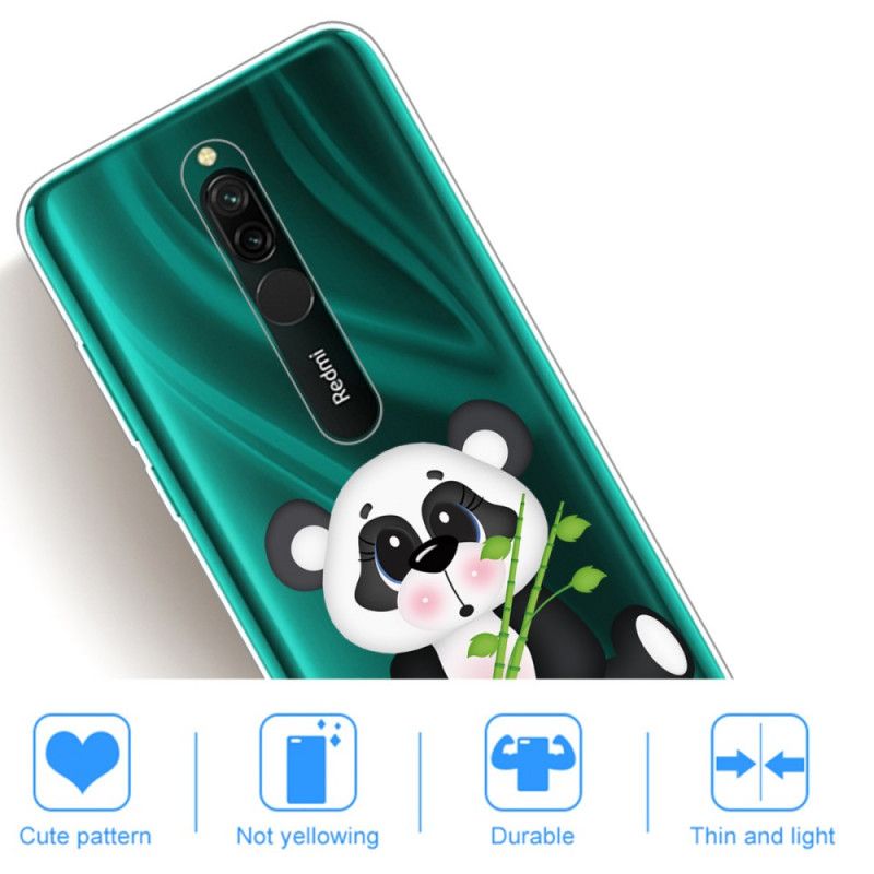 Hülle Xiaomi Redmi 8 Transparenter Trauriger Panda