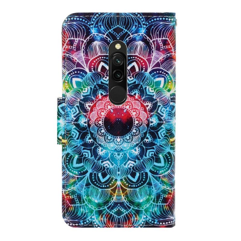 Lederhüllen Für Xiaomi Redmi 8 Auffälliges Mandala Mit Tanga