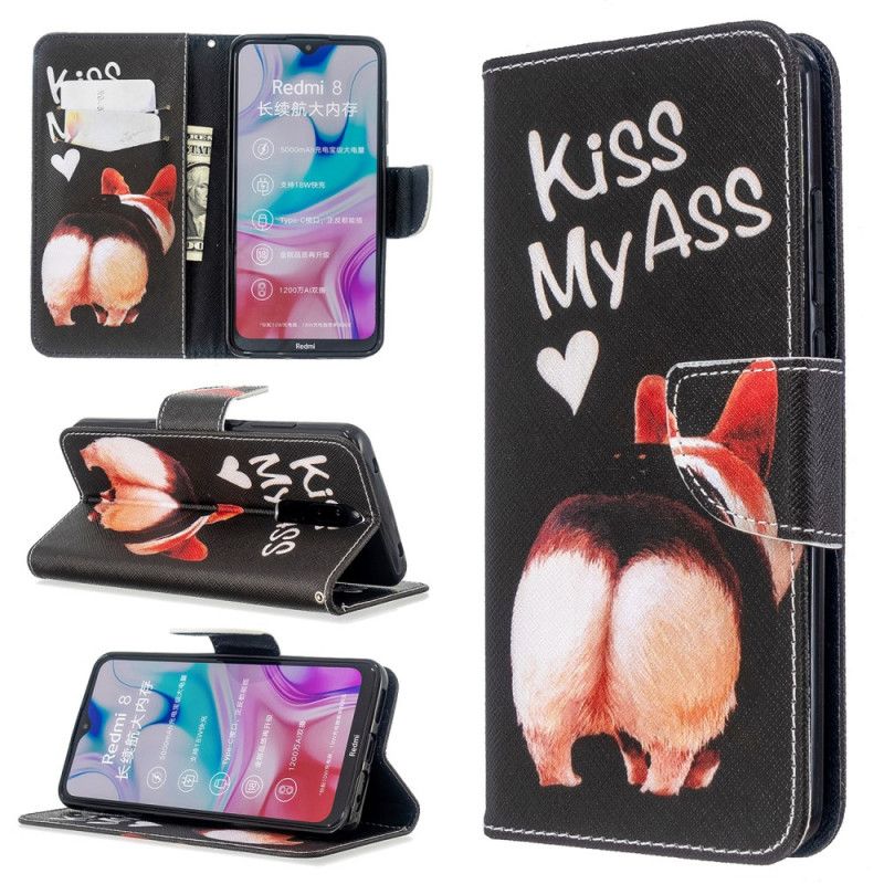Lederhüllen Für Xiaomi Redmi 8 Küss Meinen Arsch