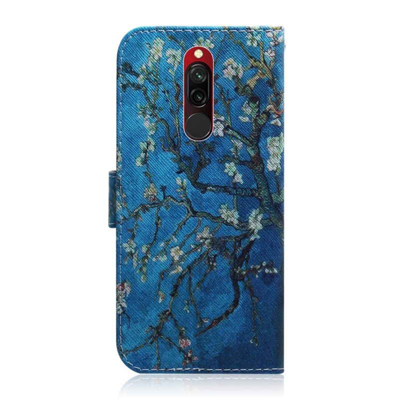 Lederhüllen Xiaomi Redmi 8 Handyhülle Blühender Ast