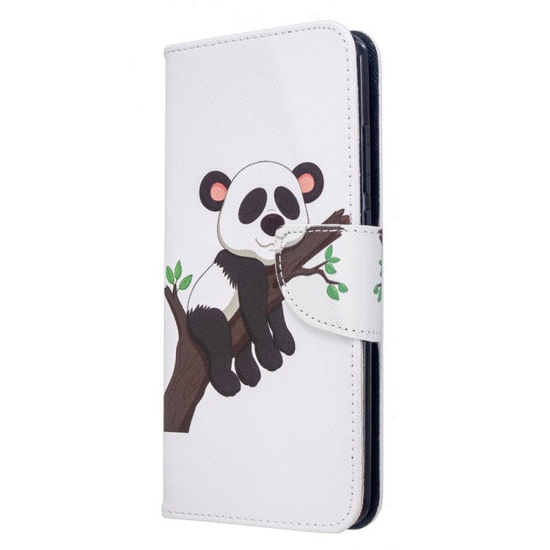 Lederhüllen Xiaomi Redmi 8 Handyhülle Fauler Panda