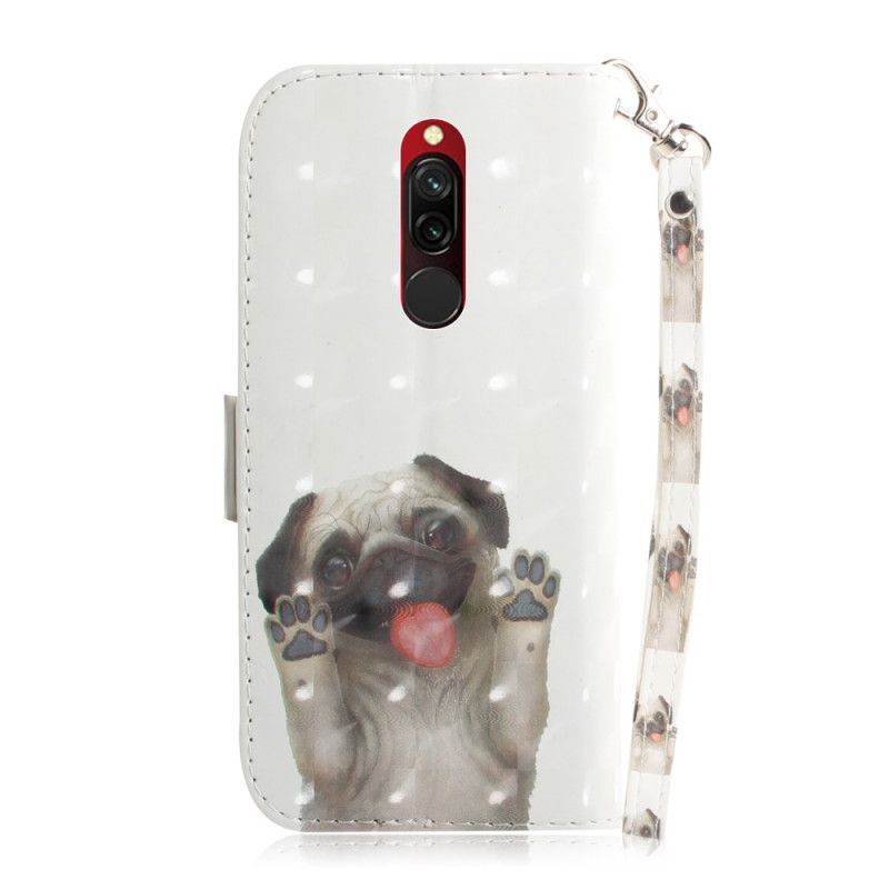 Lederhüllen Xiaomi Redmi 8 Handyhülle Liebe Meinen Hund Mit Tanga