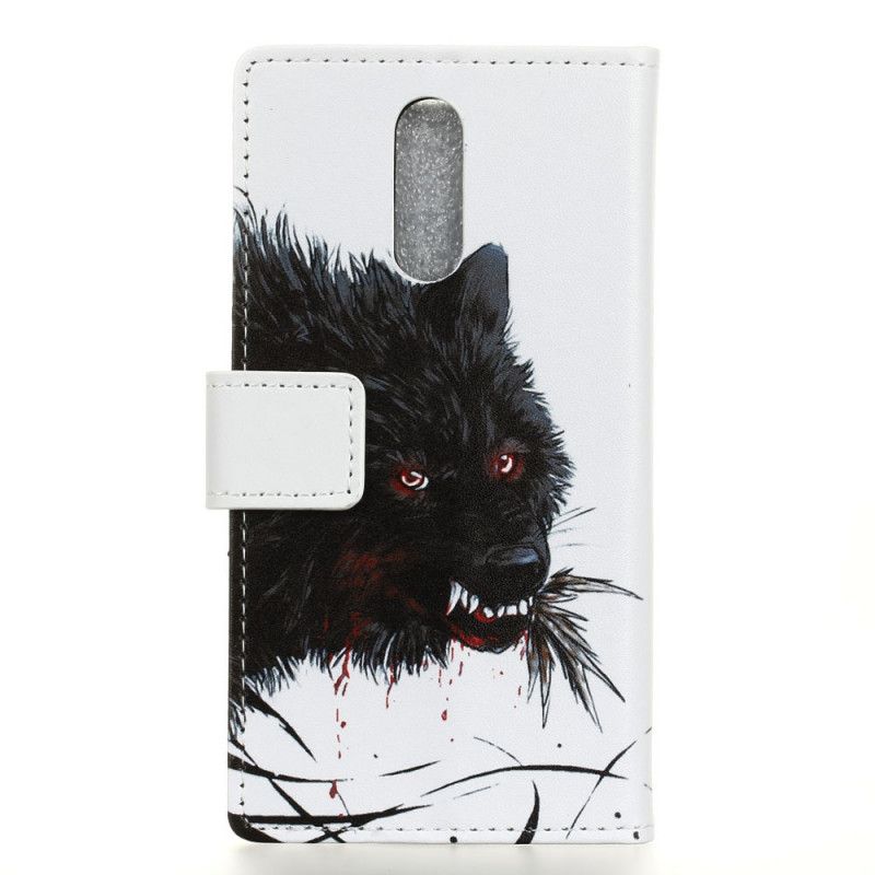 Lederhüllen Xiaomi Redmi 8 Hungriger Wolf