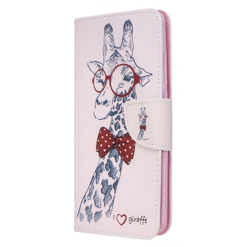 Lederhüllen Xiaomi Redmi 8 Nerd-Giraffe