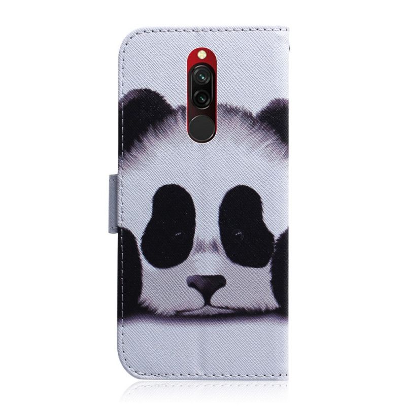 Lederhüllen Xiaomi Redmi 8 Pandagesicht