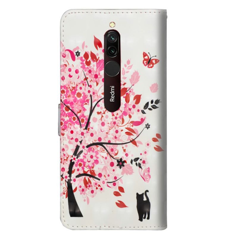 Lederhüllen Xiaomi Redmi 8 Rosa Baum