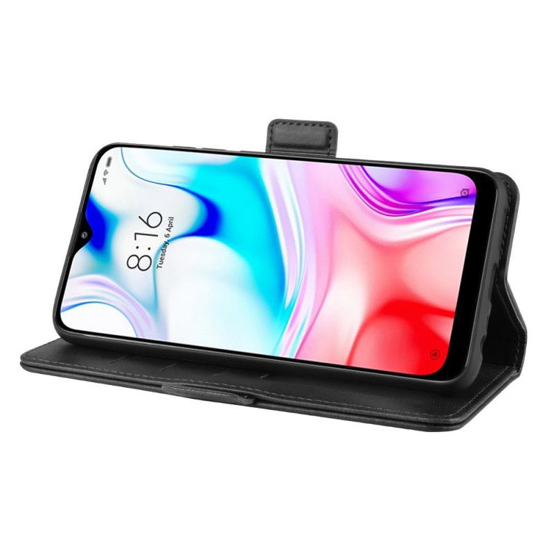 Lederhüllen Xiaomi Redmi 8 Schwarz Business-Kunstleder