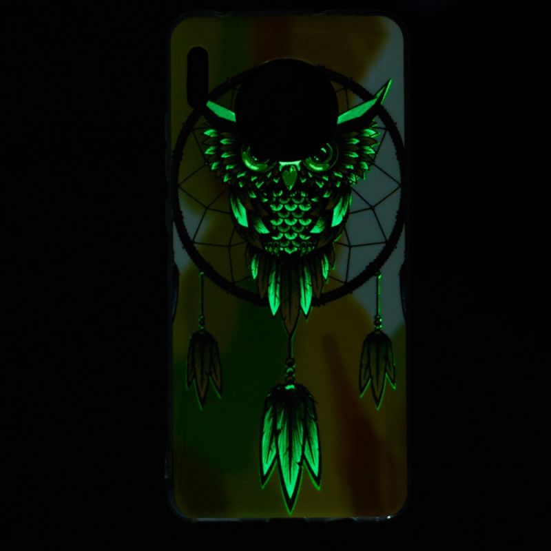 Hülle Huawei Mate 30 Fluoreszierender Eulentraumfänger