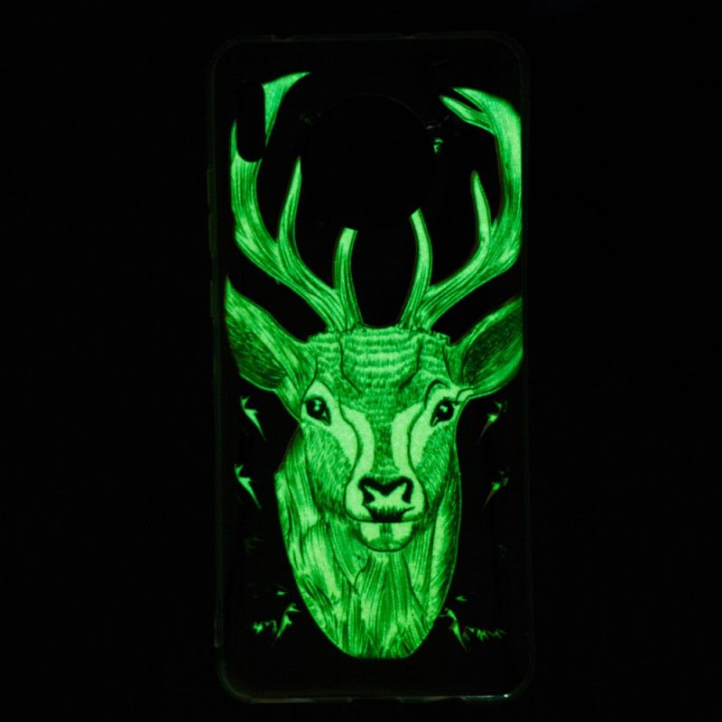 Hülle Huawei Mate 30 Fluoreszierender Majestätischer Hirsch