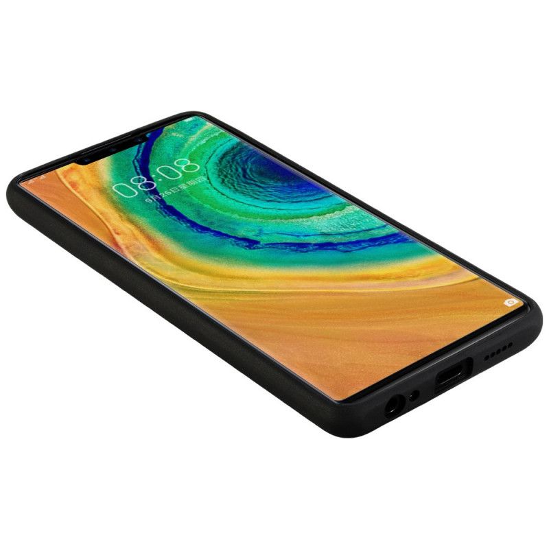 Hülle Huawei Mate 30 Schwarz Sulada Mit Ledereffekt