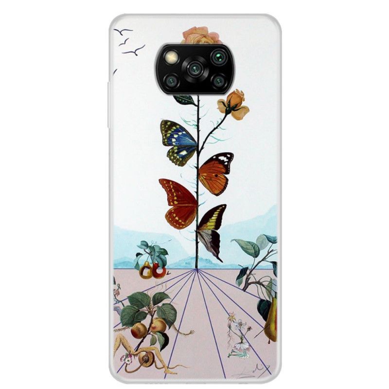 Hülle Für Xiaomi Poco X3 Schmetterlinge Der Natur