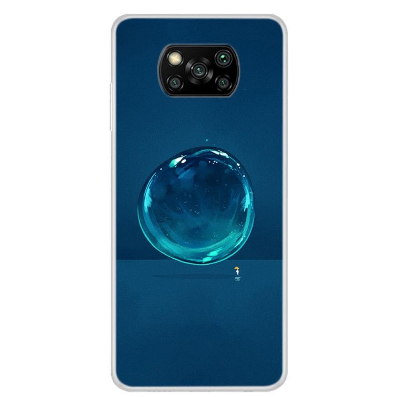 Hülle Xiaomi Poco X3 Wassertropfen