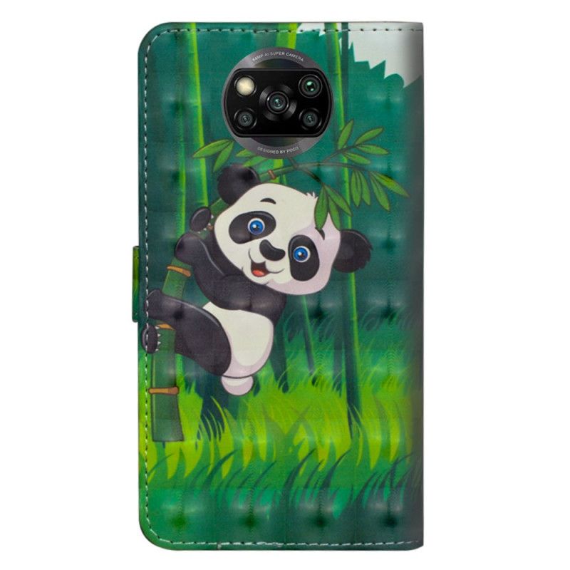 Lederhüllen Für Xiaomi Poco X3 Panda Und Bambus