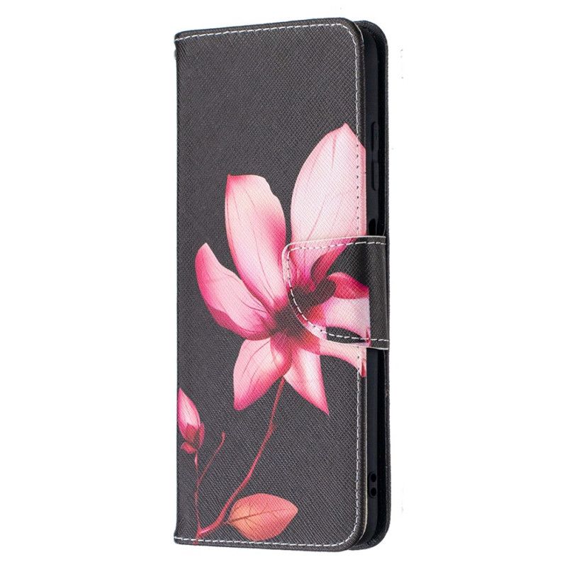 Lederhüllen Für Xiaomi Poco X3 Rosa Blume