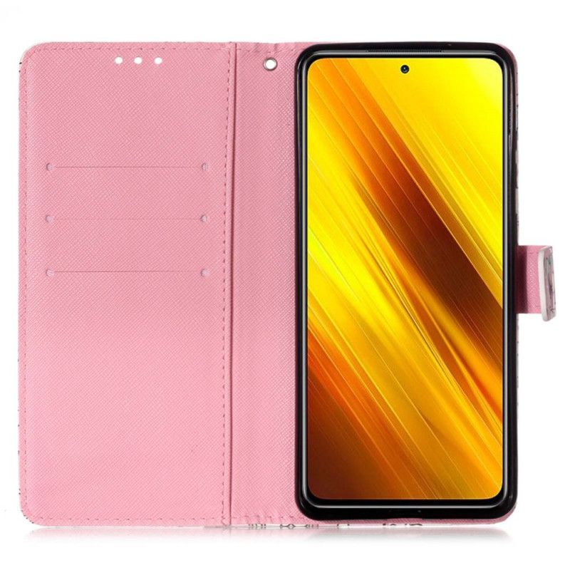 Lederhüllen Xiaomi Poco X3 Handyhülle Nie Aufhören Zu Träumen