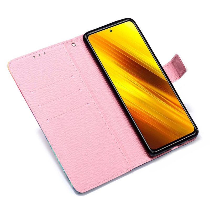 Lederhüllen Xiaomi Poco X3 Handyhülle Nie Aufhören Zu Träumen