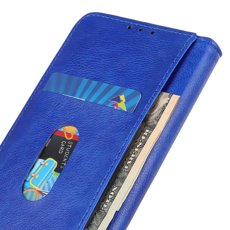 Flip Case Xiaomi Redmi Note 11 / Poco M4 Pro 5g Elegance Spaltleder Litschi