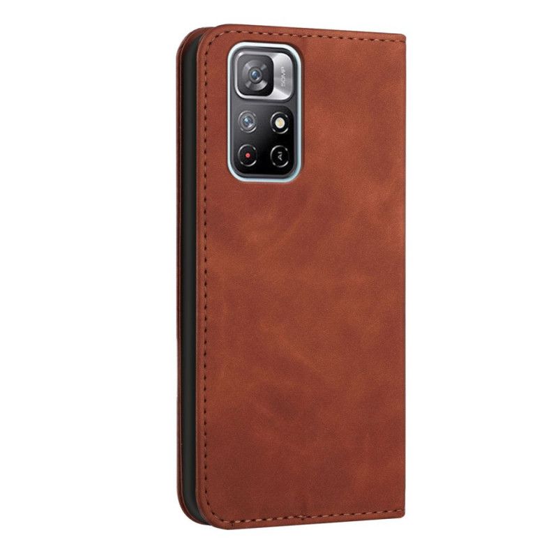 Flip Case Xiaomi Redmi Note 11 / Poco M4 Pro 5g Handyhülle Style Leder S-design