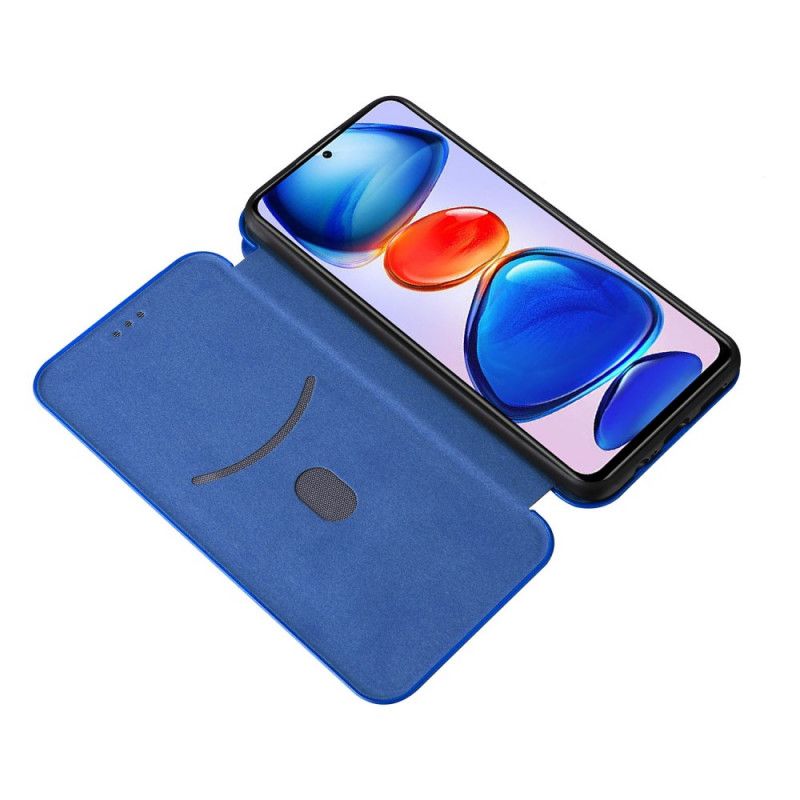 Flip Case Xiaomi Redmi Note 11 / Poco M4 Pro 5g Kohlefaser