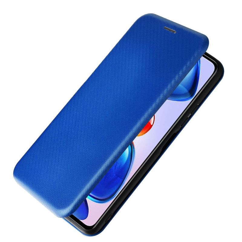 Flip Case Xiaomi Redmi Note 11 / Poco M4 Pro 5g Kohlefaser