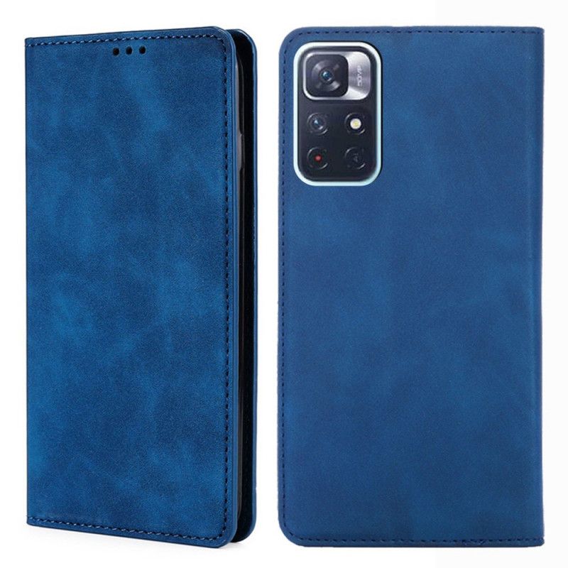 Flip Case Xiaomi Redmi Note 11 / Poco M4 Pro 5g Skin-touch-lederoptik