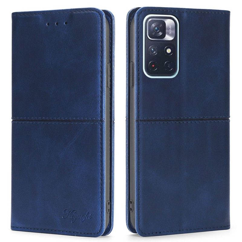 Flip Case Xiaomi Redmi Note 11 / Poco M4 Pro 5g Stil Leder Couture