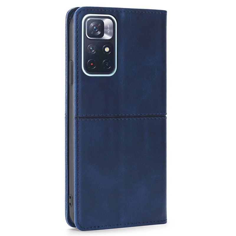 Flip Case Xiaomi Redmi Note 11 / Poco M4 Pro 5g Stil Leder Couture