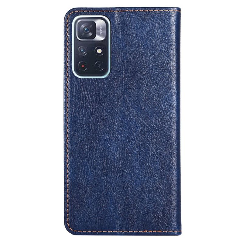 Flip Case Xiaomi Redmi Note 11 / Poco M4 Pro 5g Vintage-leder-stil