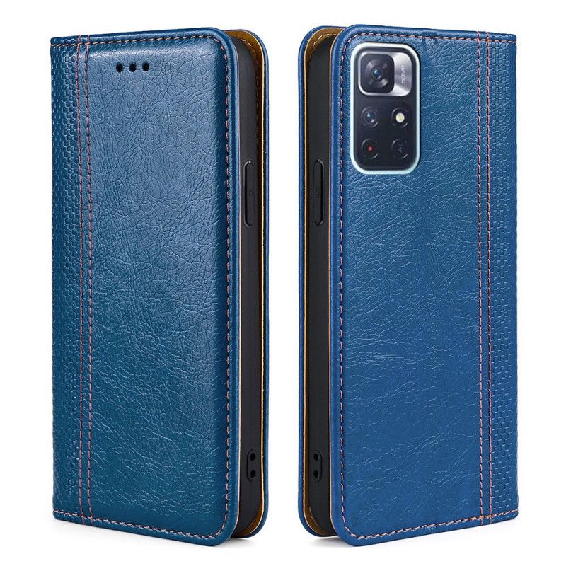 Flip Case Xiaomi Redmi Note 11 / Poco M4 Pro 5g Vintage-leder-stil