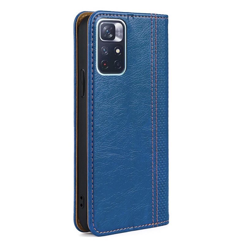 Flip Case Xiaomi Redmi Note 11 / Poco M4 Pro 5g Vintage-leder-stil