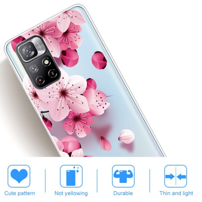 Hülle Für Xiaomi Redmi Note 11 / Poco M4 Pro 5g Blumen
